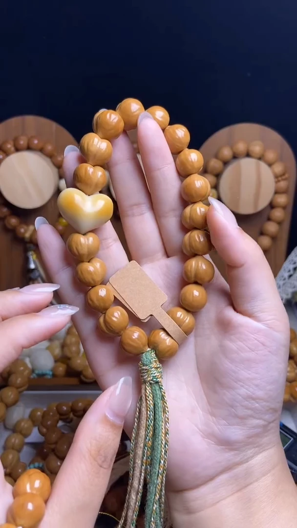 手串猴头核桃铁**r微瑕龙炎爱心复古风手持