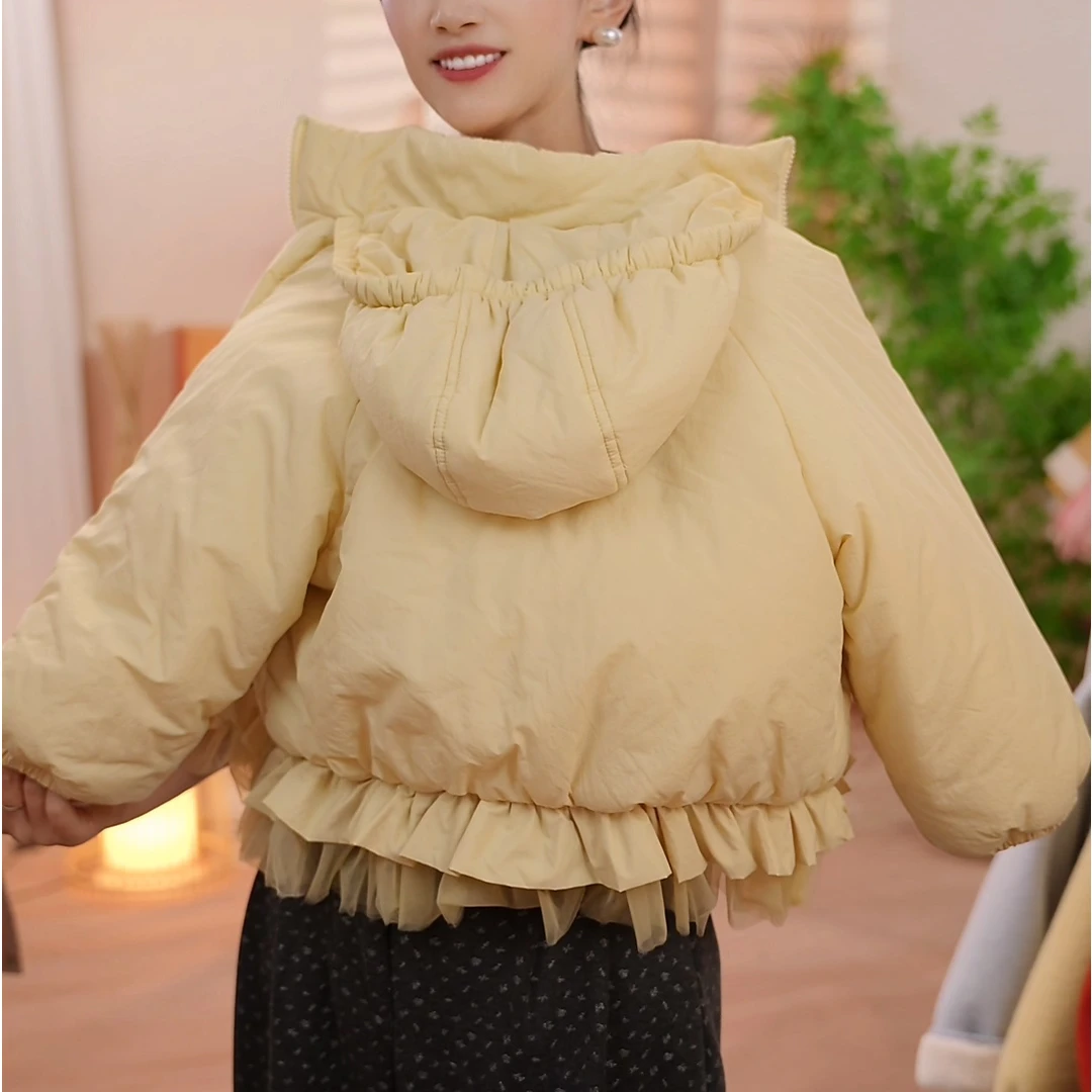 现货SC803女童冬季加绒加厚棉服儿童夹棉保暖外套