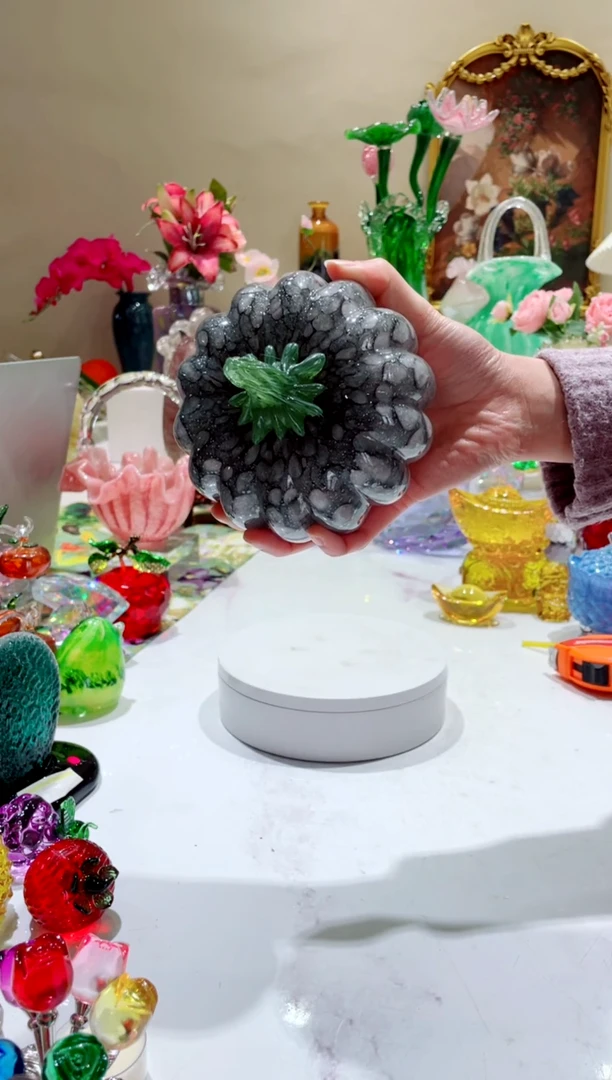 【闪购商品】琉璃手工艺品微瑕 黑白南瓜
