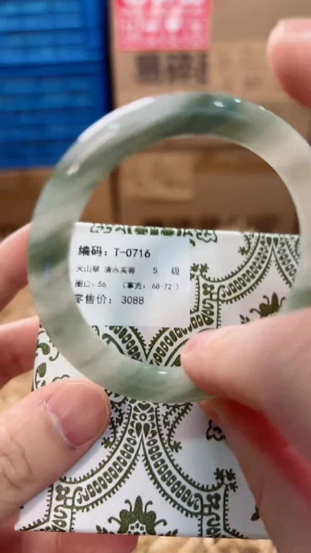 未镶嵌手镯石英质玉T-0716
