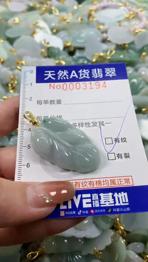 颈饰未镶嵌翡翠天然A货翡翠