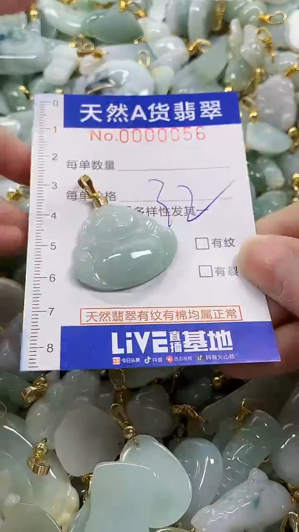 颈饰未镶嵌翡翠天然A货翡翠