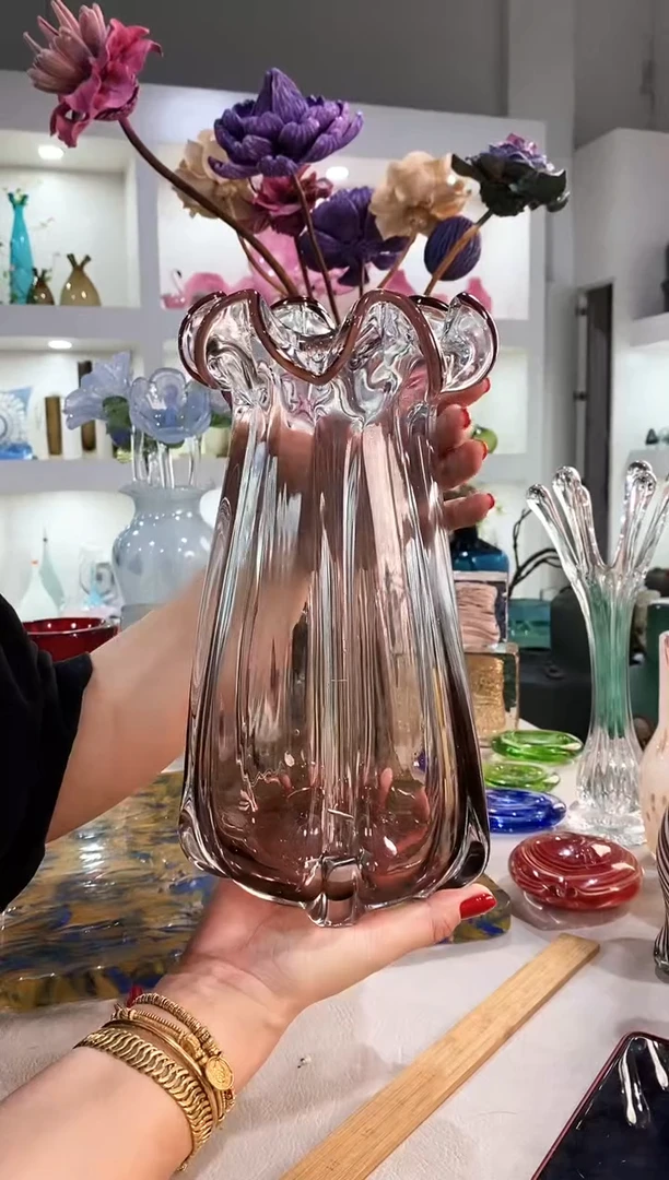 慕忆家手作琉璃花瓶