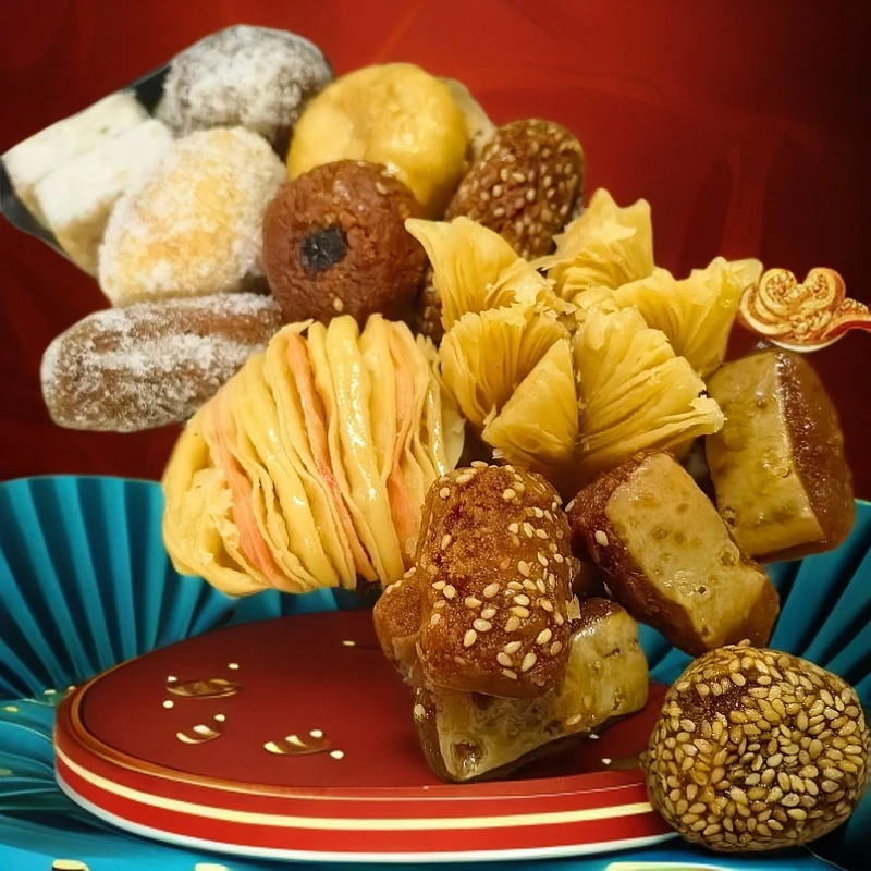 上细蜜三刀组合逢源号清真糕点