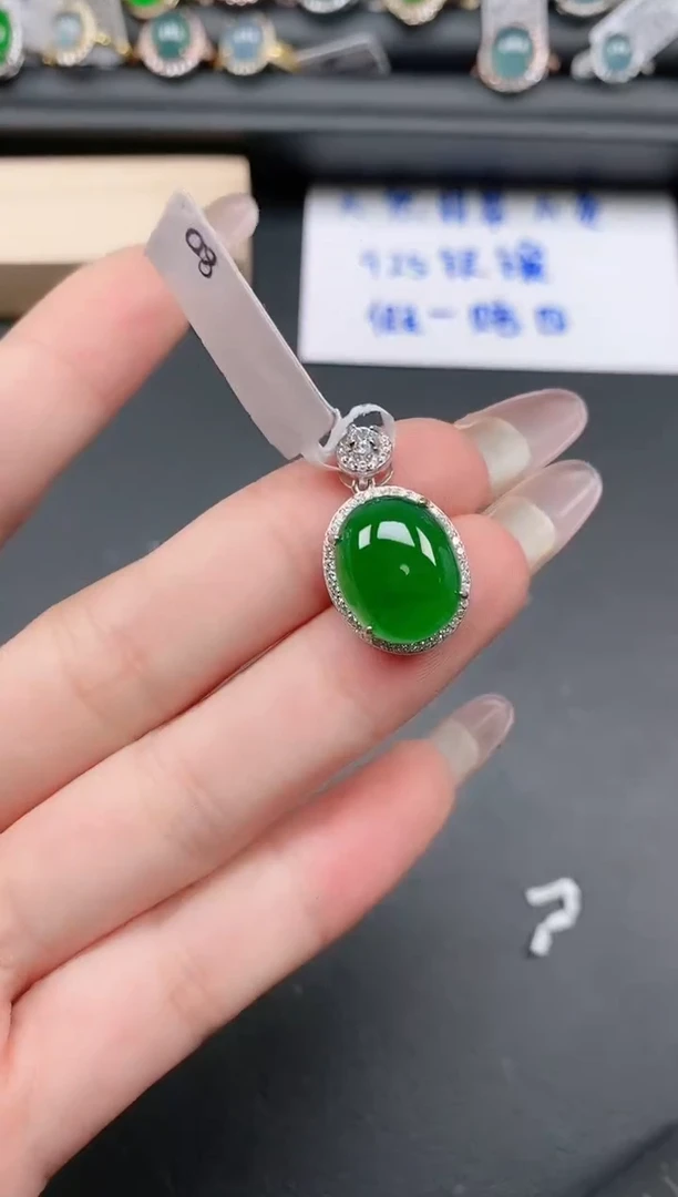 银S925镶嵌戒指翡翠1111