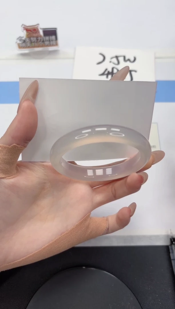 【闪购商品】石英质玉手镯未镶嵌A328-54.8