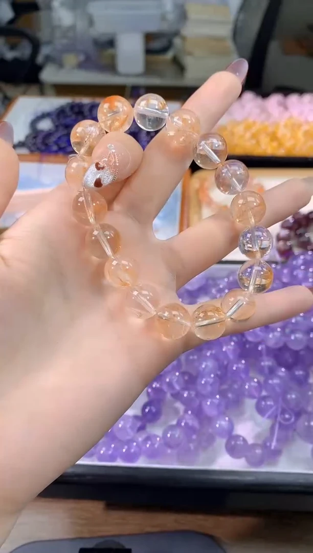 【闪购商品】水晶手链未镶嵌锦鲤胶花12m+