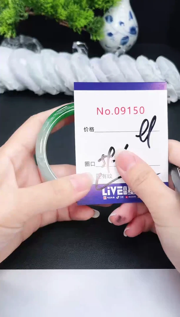 未镶嵌手镯翡翠9150