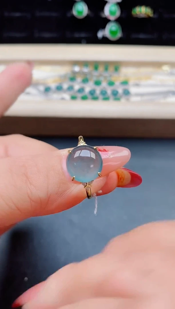 【闪购商品】翡翠戒指银S925镶嵌321321