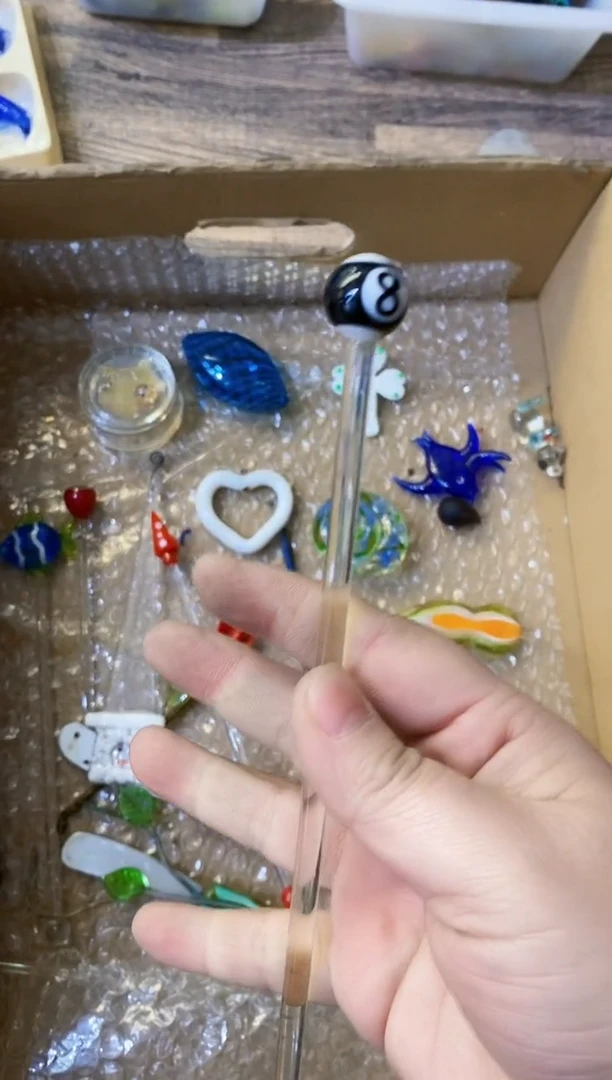 【闪购商品】琉璃手工艺品台球搅拌棒