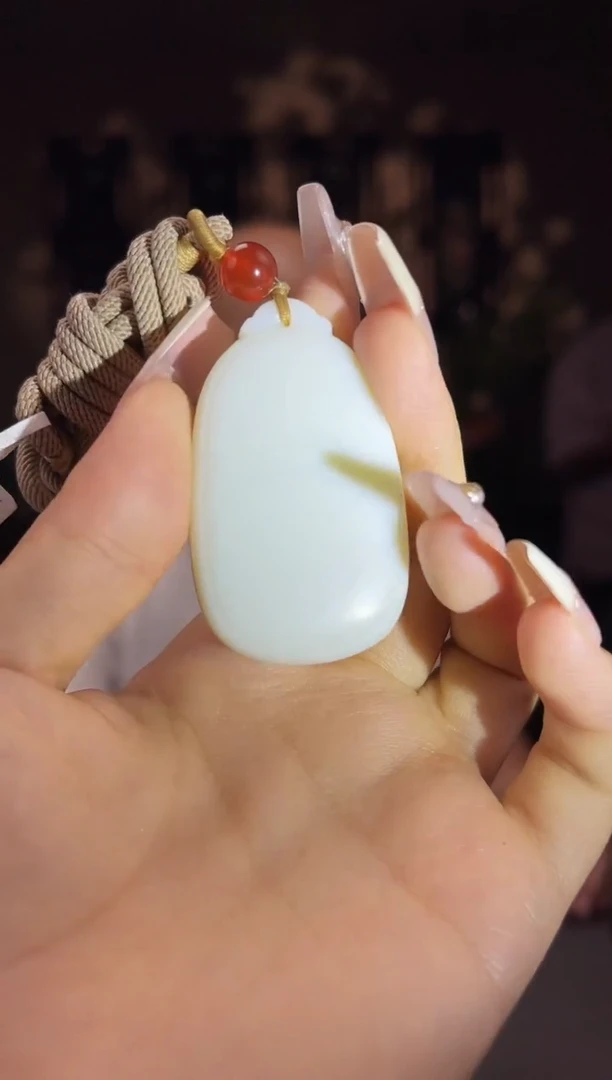 和田玉未镶嵌颈饰S429