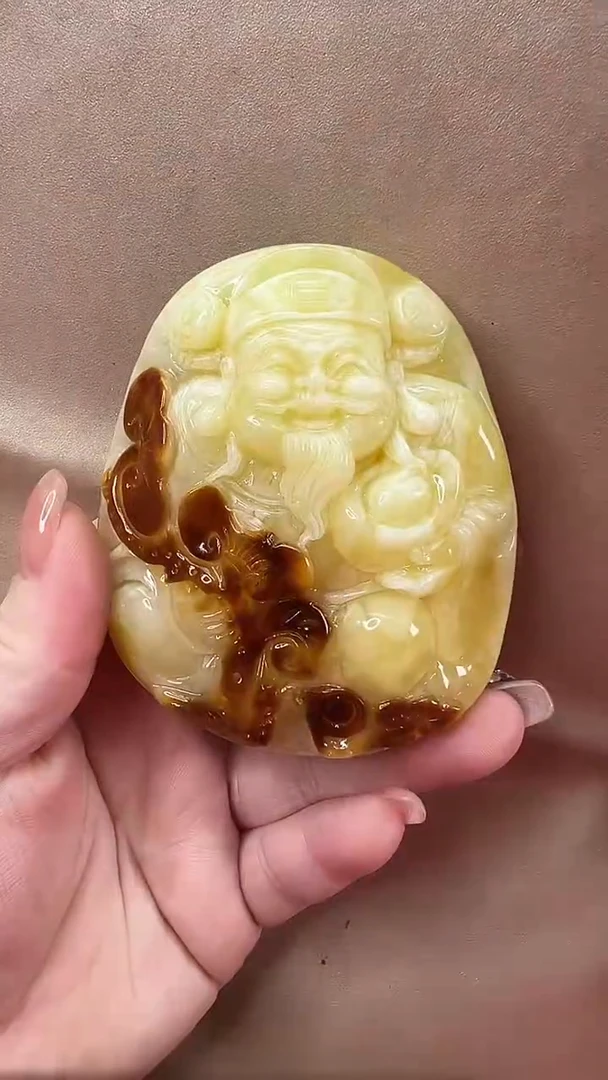 琥珀颈饰未镶嵌吊坠