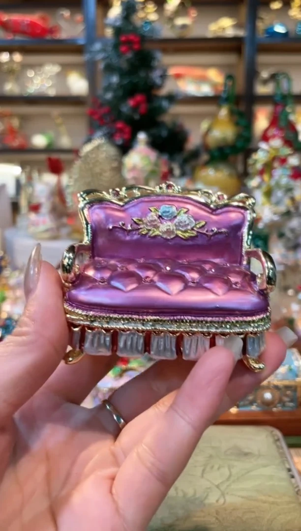 【闪购商品】精致珐琅彩首饰盒