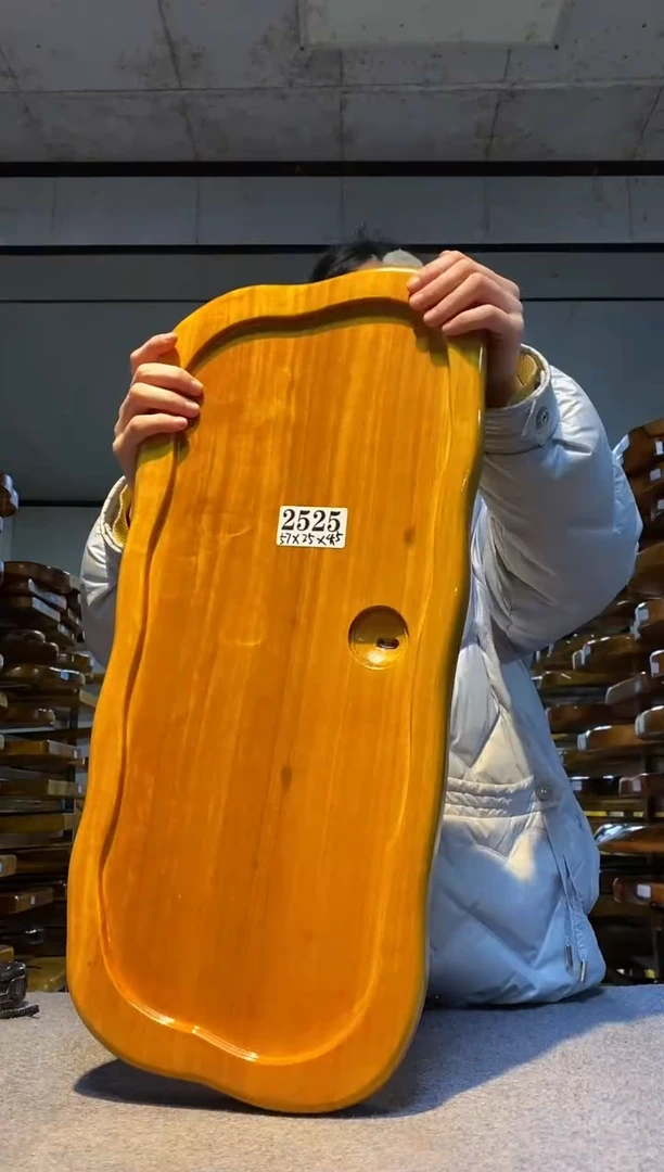 实木原木茶盘 一物一拍(不含配件）