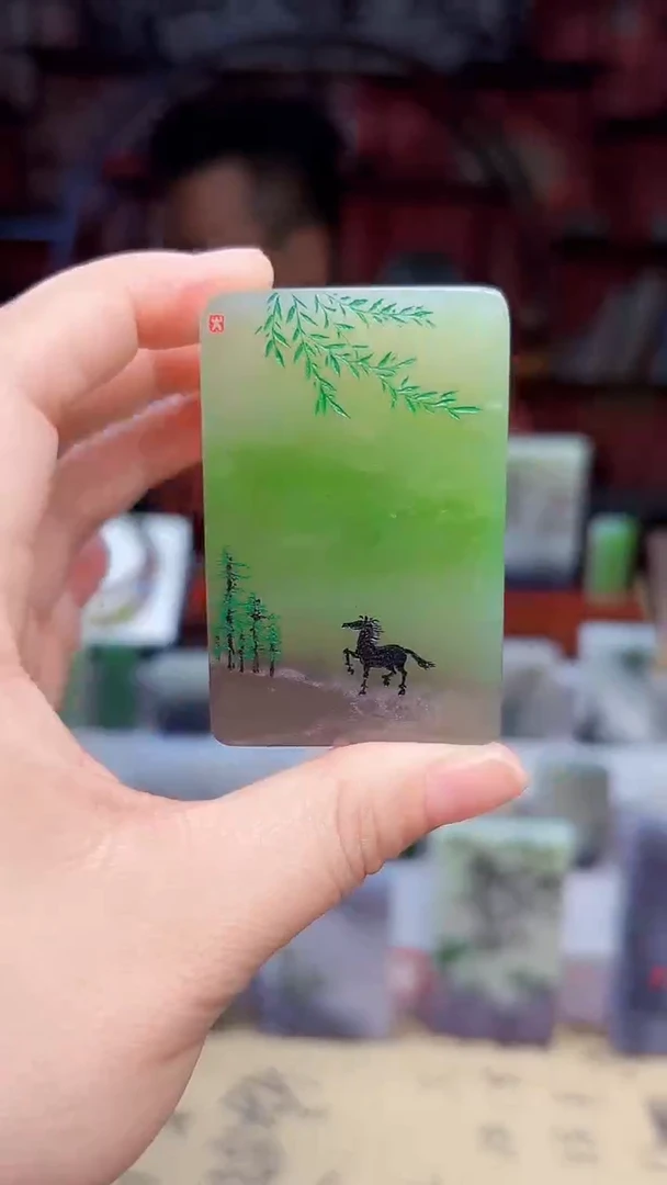 和田玉未镶嵌挂件203