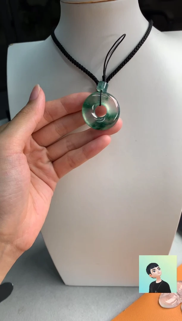 翡翠未镶嵌颈饰29.2-5.9