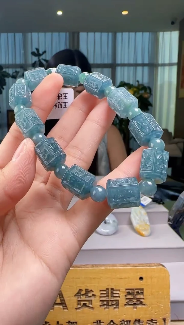 未镶嵌手串翡翠多样性发其一HH@@60B7J13630
