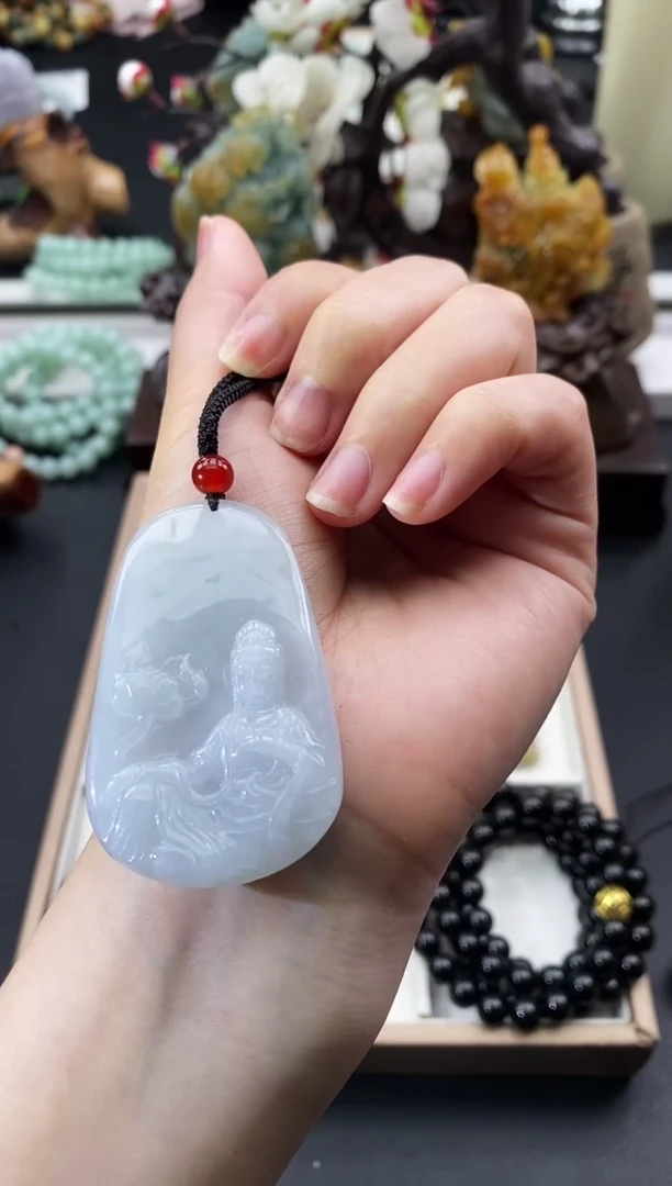 颈饰未镶嵌翡翠天然缅甸A货翡翠