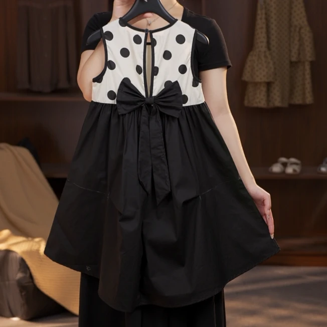 *心动日记*夏季女童气质显瘦时尚宽无袖松纯棉休闲小众连衣裙1591