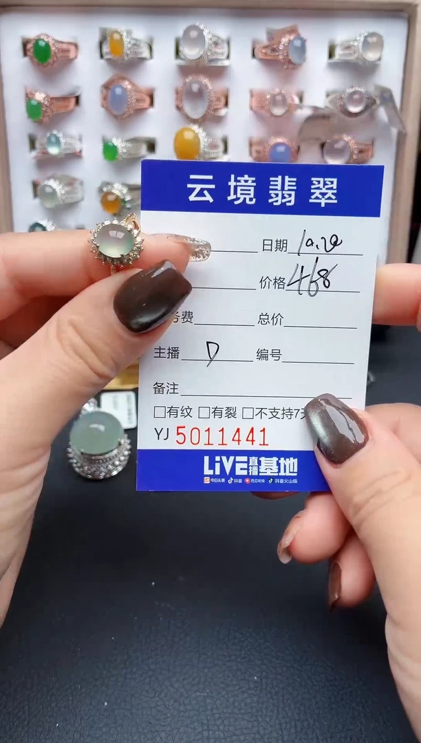 未镶嵌戒指翡翠1441