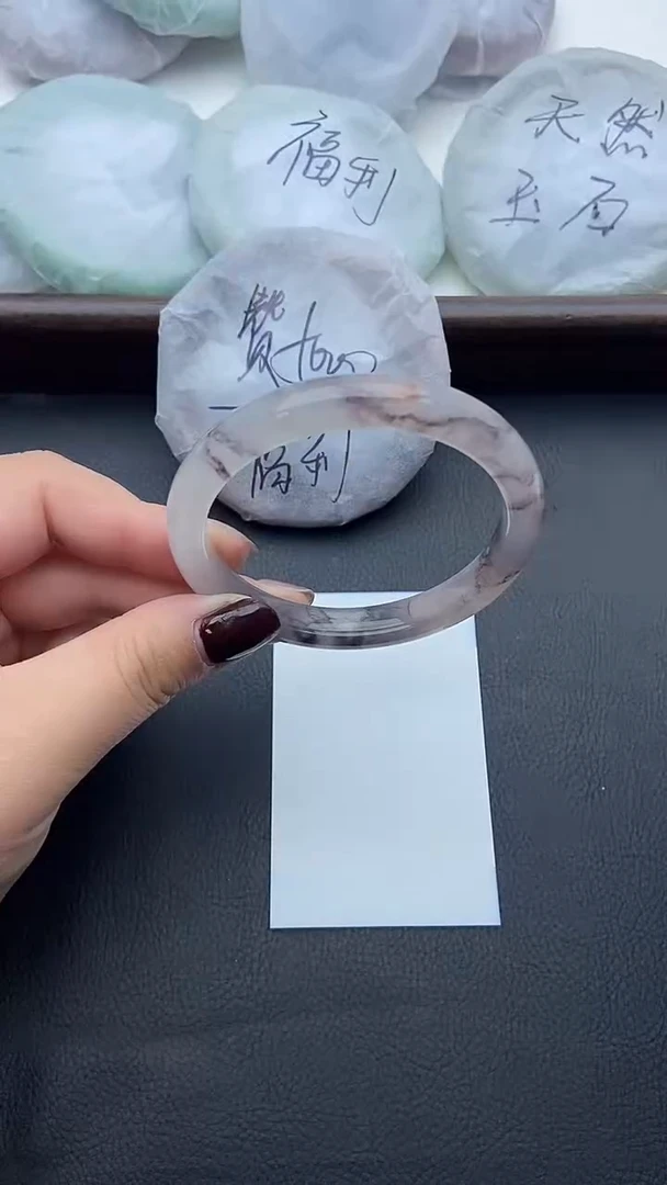 未镶嵌手镯石英质玉48+56/57