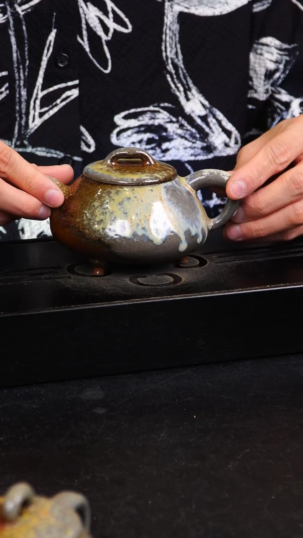 茶壶紫砂宜兴紫砂柴烧壶