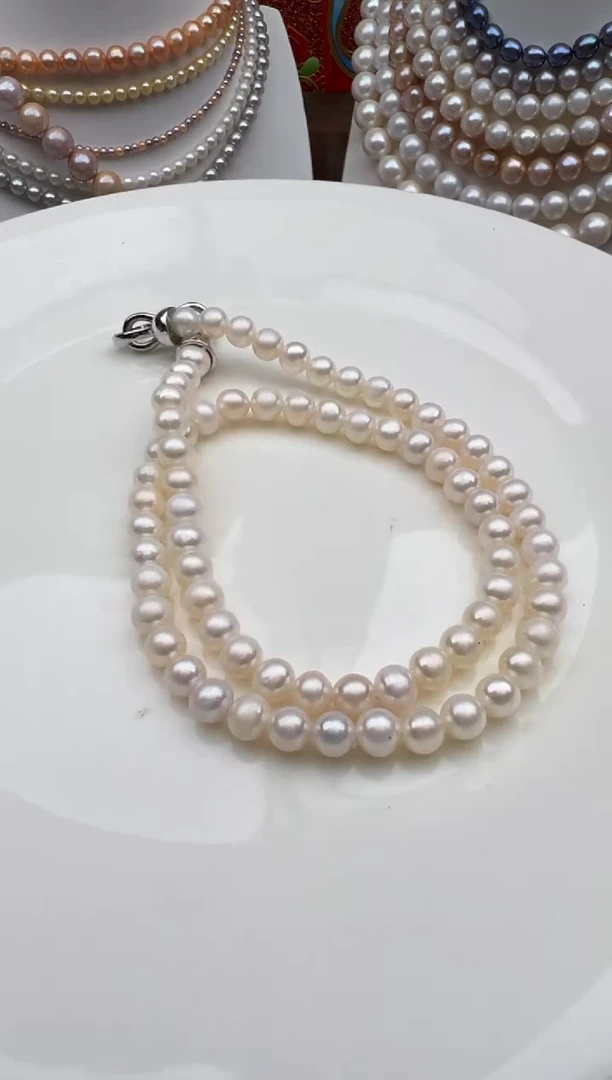 淡水珍珠未镶嵌颈饰1