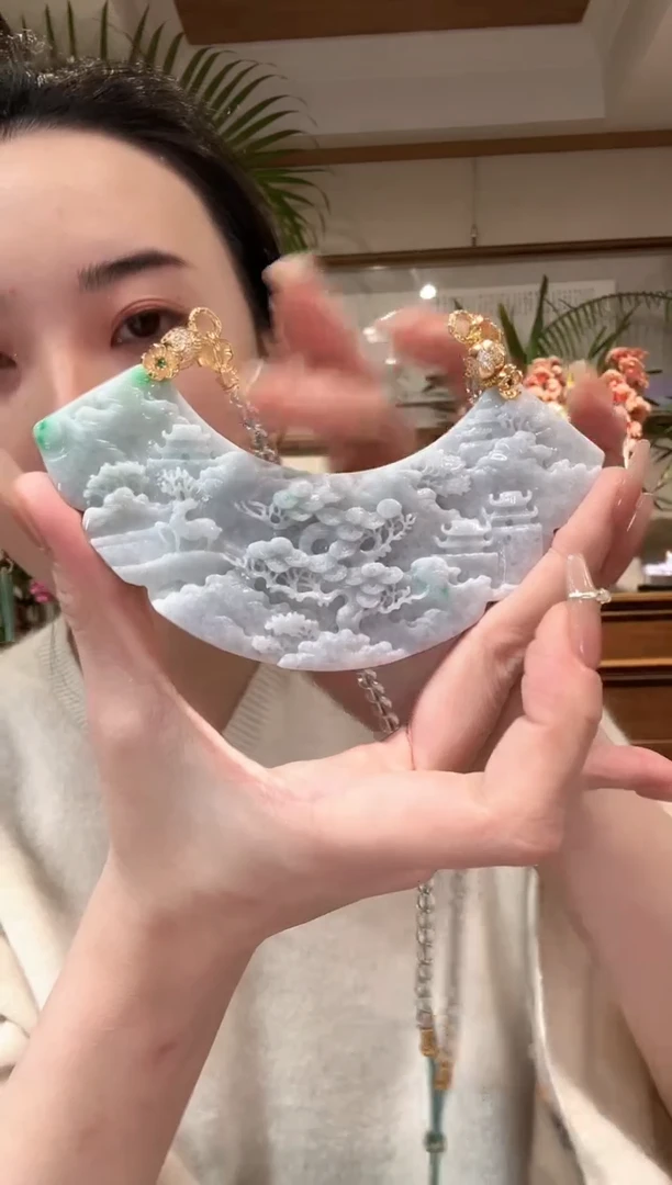 【闪购商品】翡翠颈饰未镶嵌国风