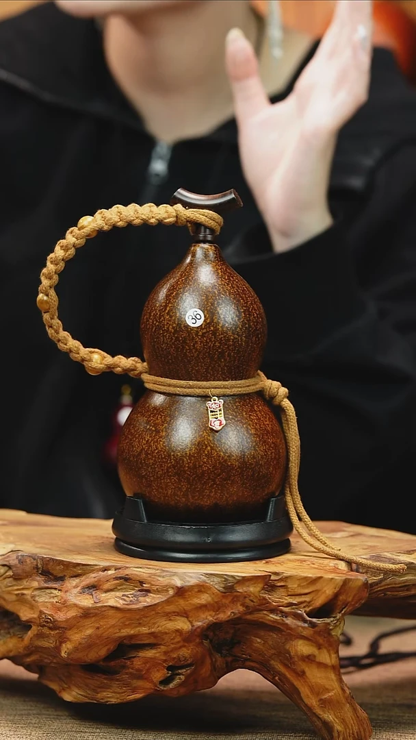 36天然葫芦大漆酒葫芦可以装热水酒水