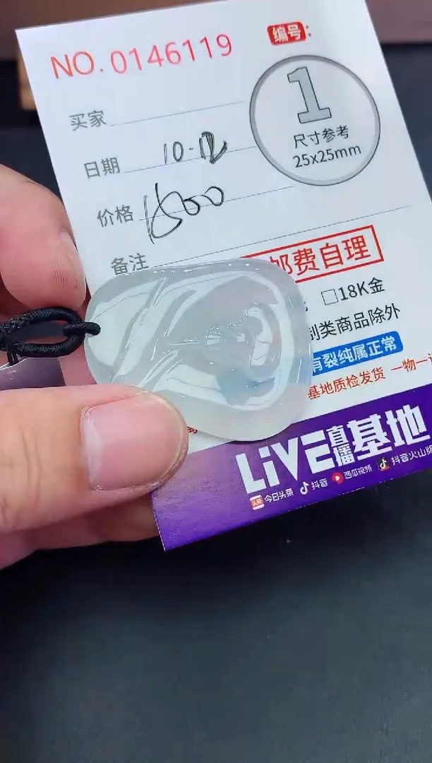 颈饰未镶嵌翡翠阳***尖！