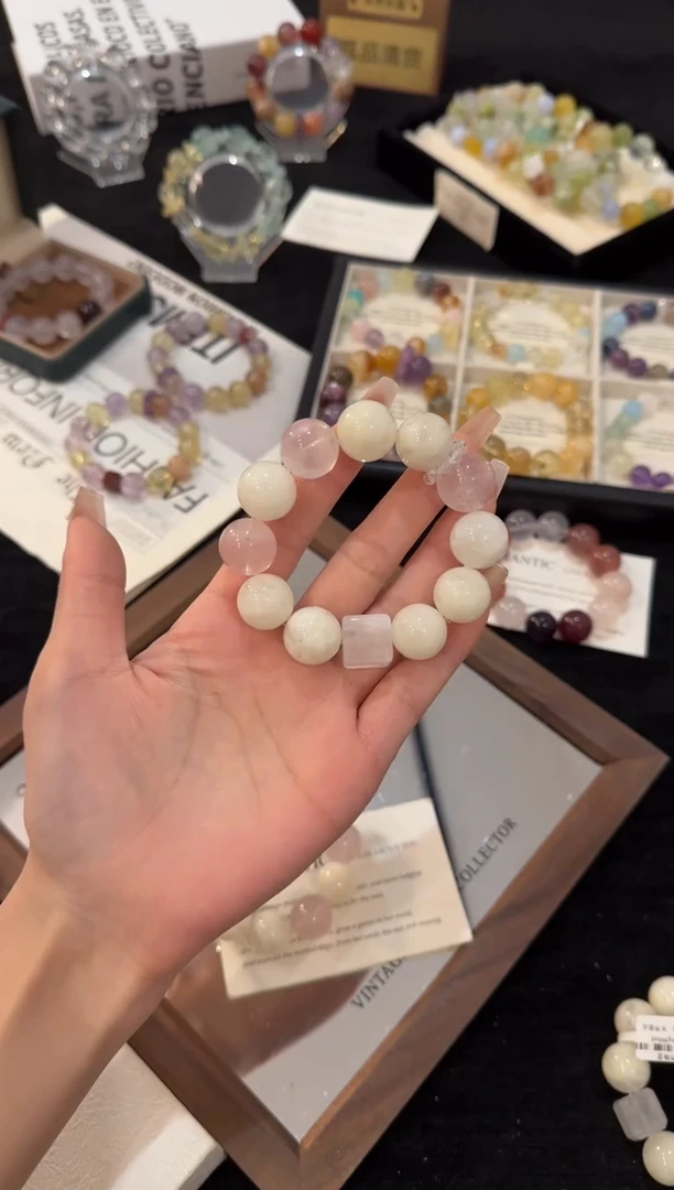 未镶嵌手链水晶雪花幽灵多宝x3073