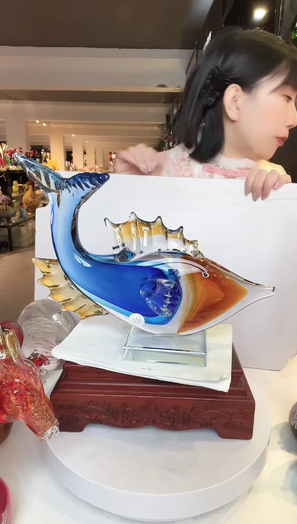 【闪购商品】茶盏琉璃摆件家居摆件