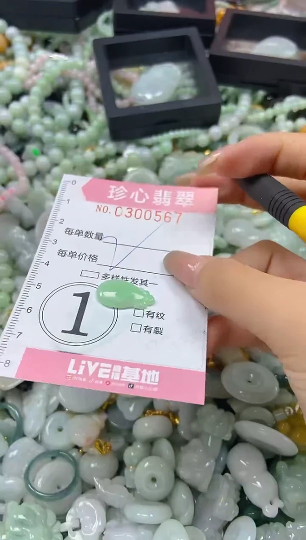 翡翠未镶嵌颈饰闪购0300567