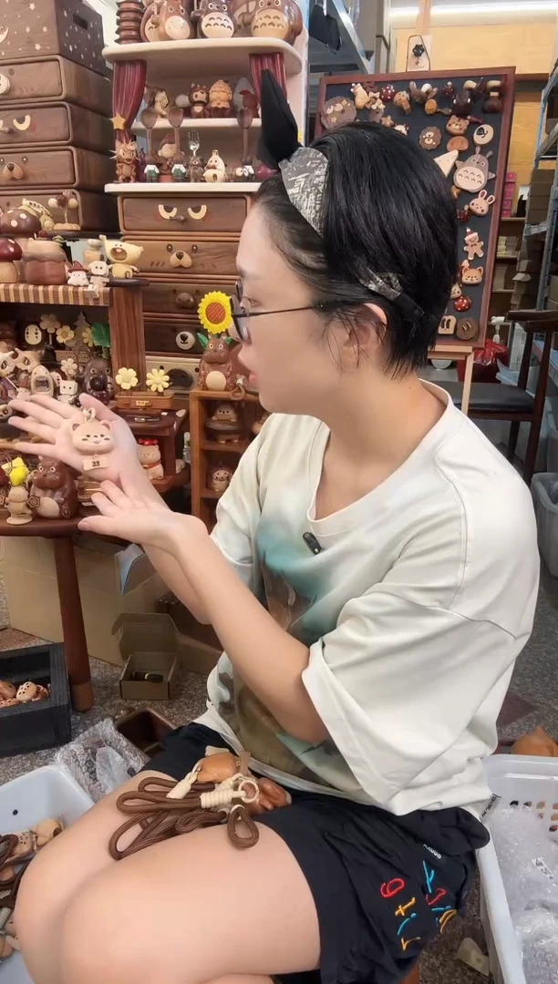 木瑕疵柴犬挂件1