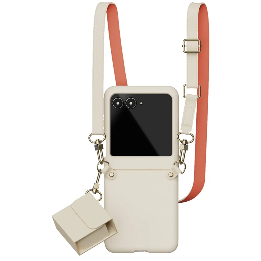 联想moto razr50 /razr50UItra时尚素皮保护壳 手机壳 颜色随机