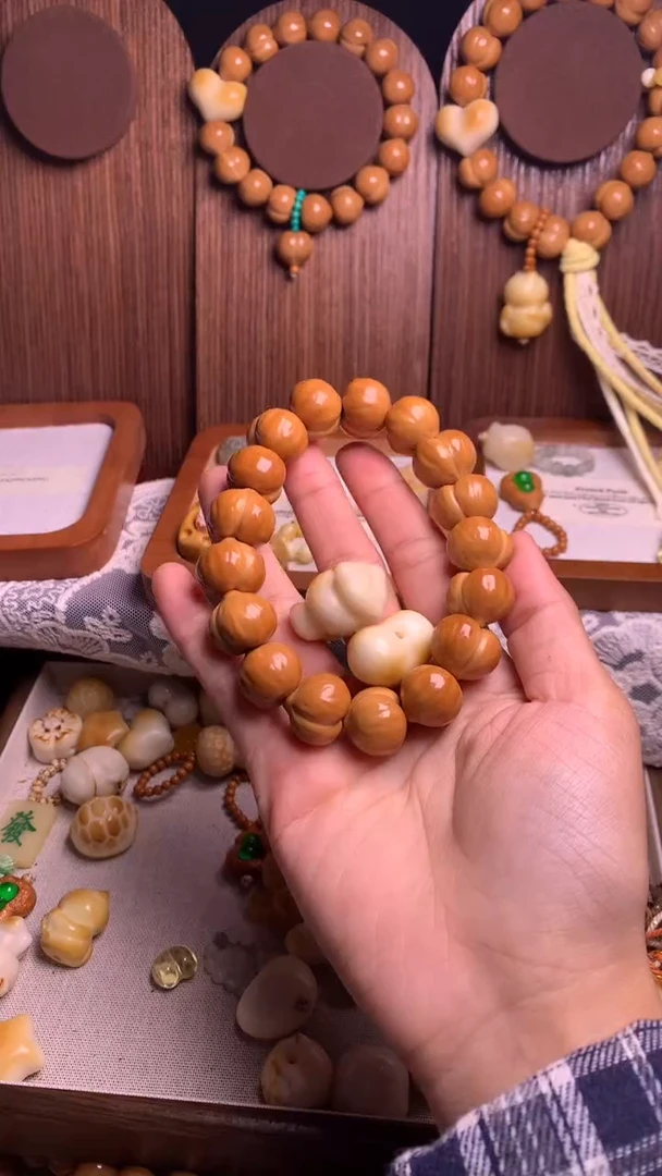 吊坠猴头核桃砂*全品聚宝盆爱心兔子三通橄榄跑环粉蕾丝流苏