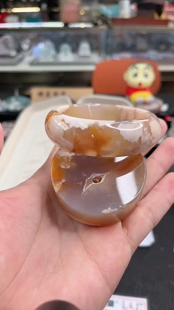 未镶嵌手镯石英质玉57圈口 （赠品镯心）3751608
