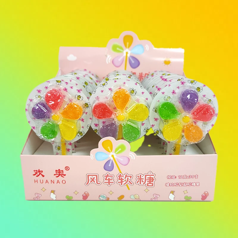欢奥风车软糖五彩风车糖网红零食糖果小包装便携馋嘴解馋小零食