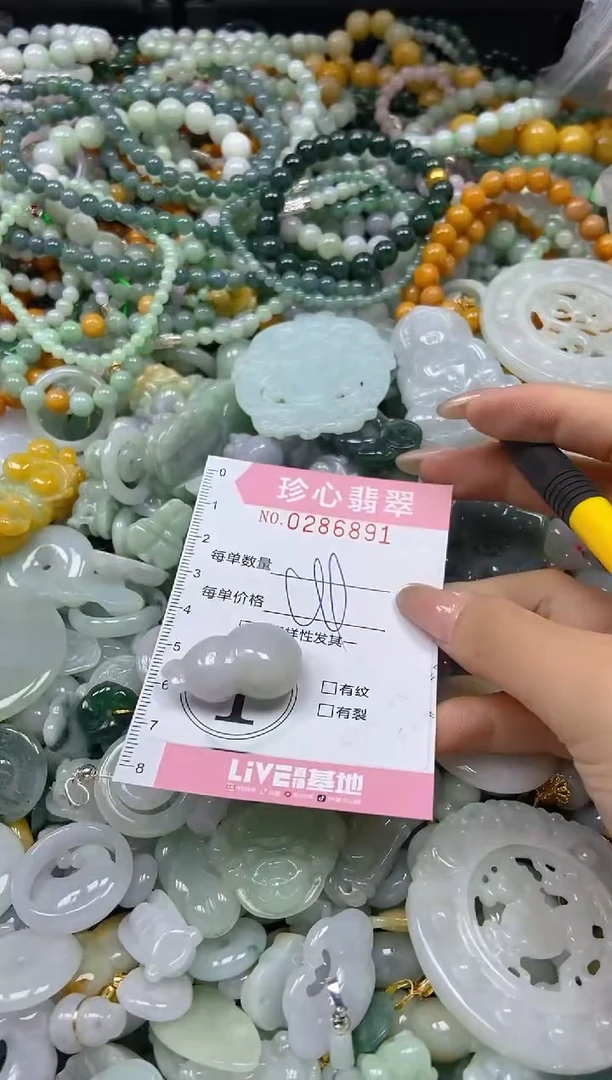翡翠未镶嵌颈饰闪购0286891