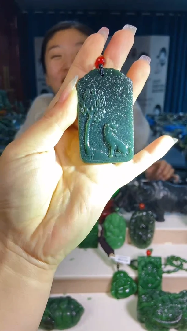 和田玉未镶嵌挂件1