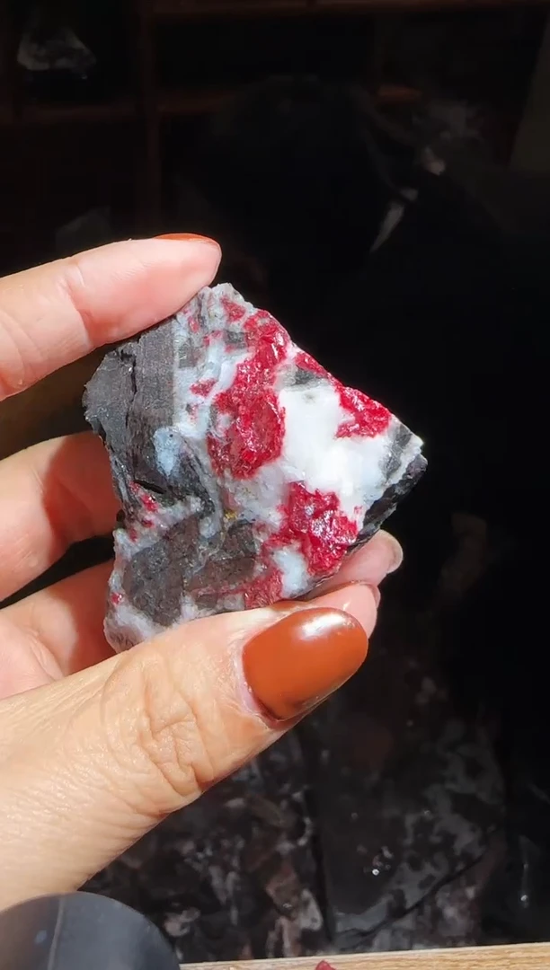 天然辰砂朱砂毛料50