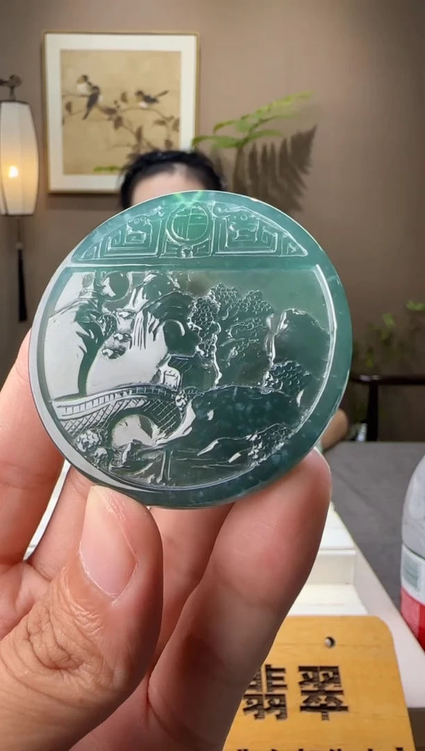 吊坠(不含链)未镶嵌翡翠AR@@60B7J18643
