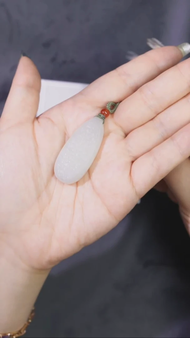 和田玉未镶嵌挂件BY0705FXH标137