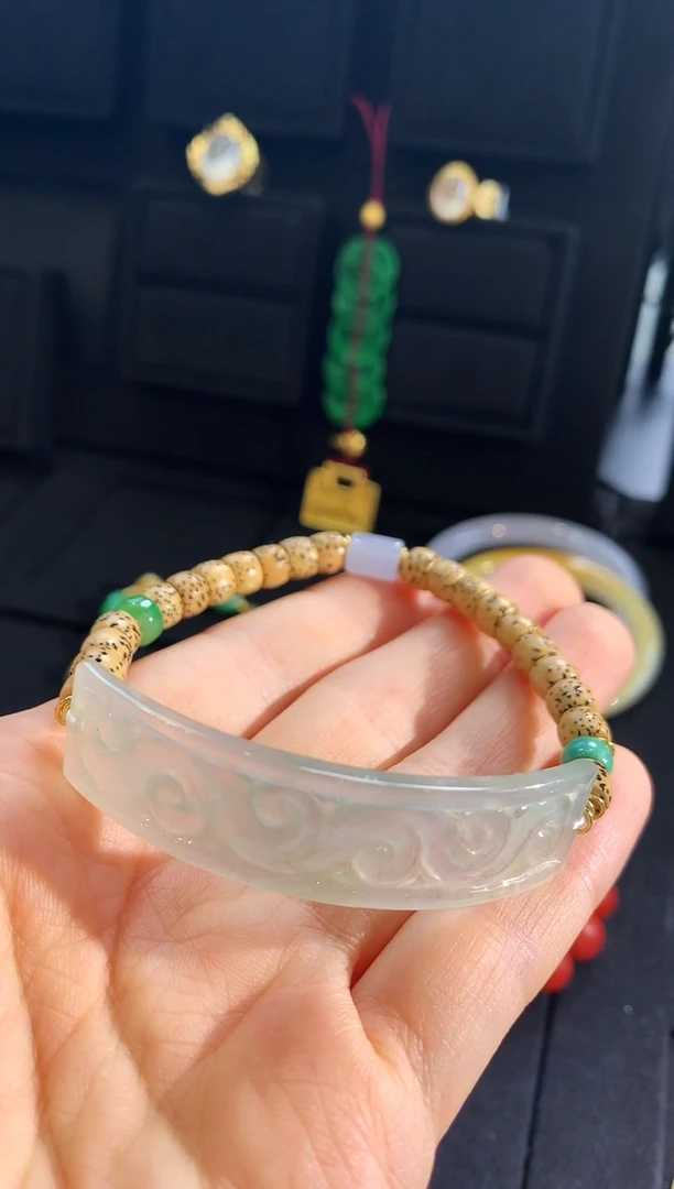 【闪购商品】翡翠手链未镶嵌手链