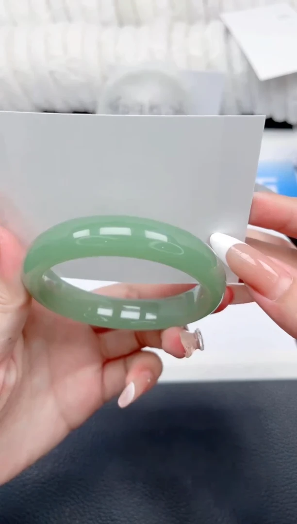 和田玉手镯未镶嵌97-粉青56