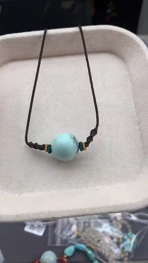 未镶嵌锁骨链南红玛瑙E204