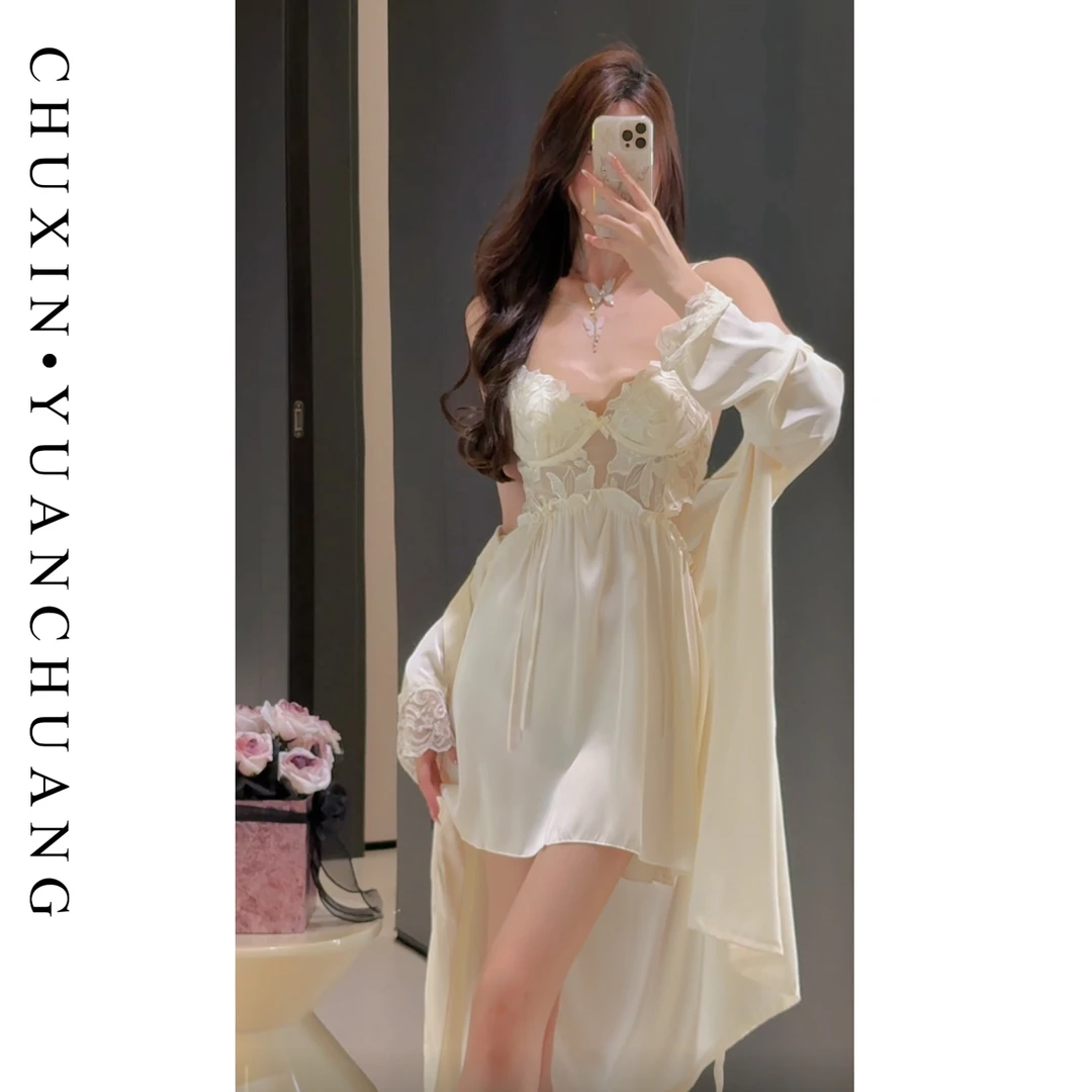 【克拉短裙】吊带睡衣女爆款2025新款女大性感高级感纯欲风睡裙秋款