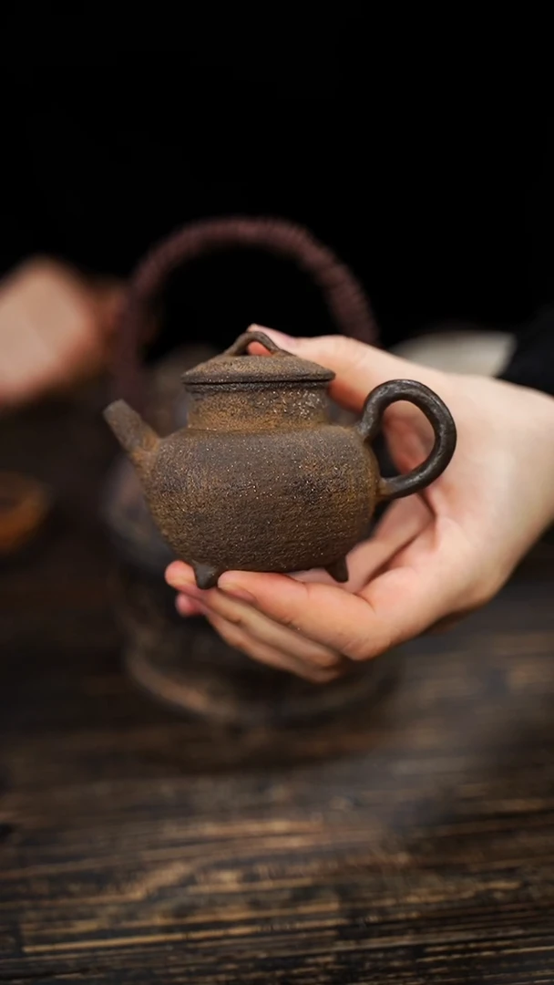 多*.全手工制作 南蛮 青铜 三足 后手壶