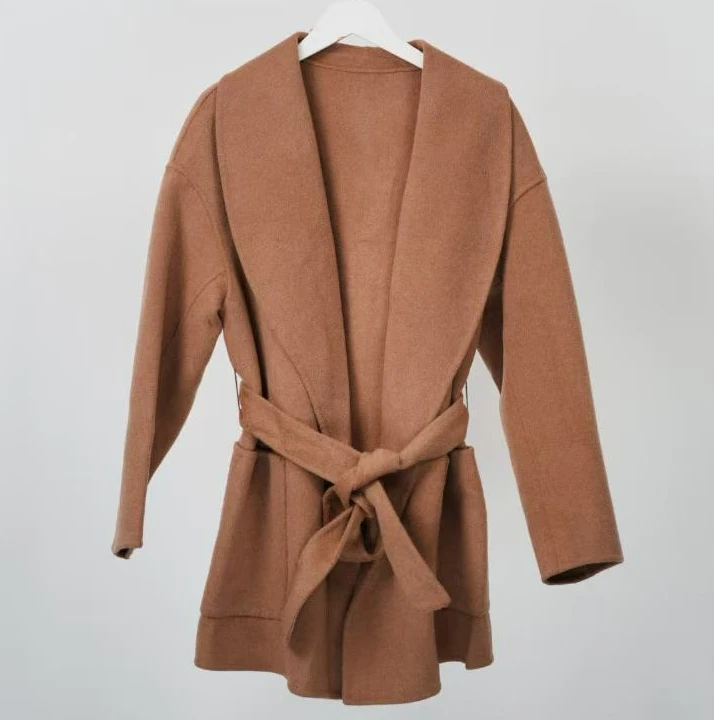 【静姐宠粉】品牌撤柜女士系带厚外套显瘦小个子2023