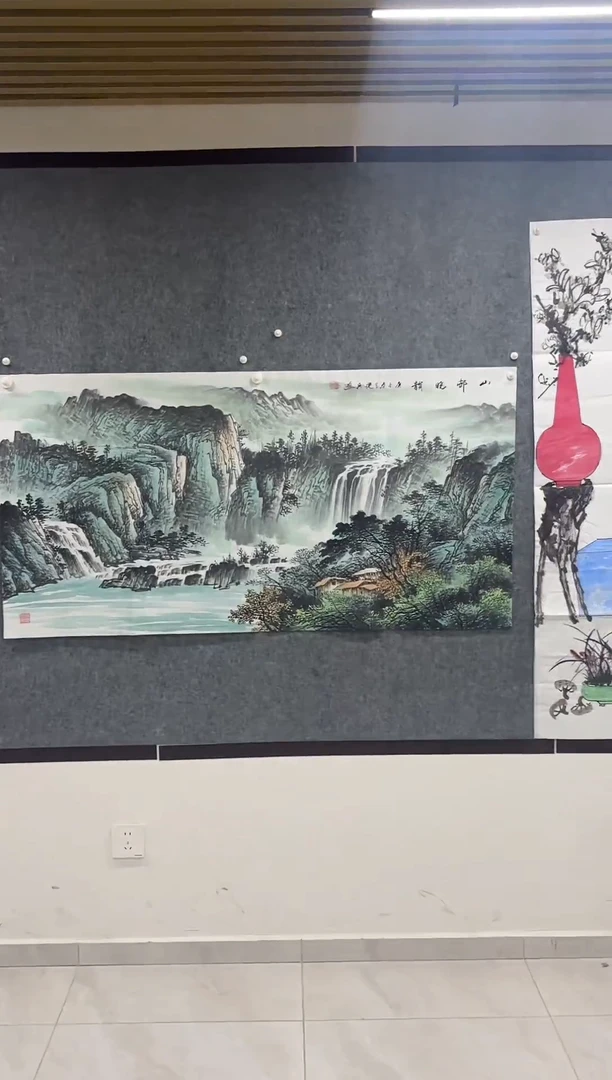 国画丹青专属福利-四尺整张山郡晓色